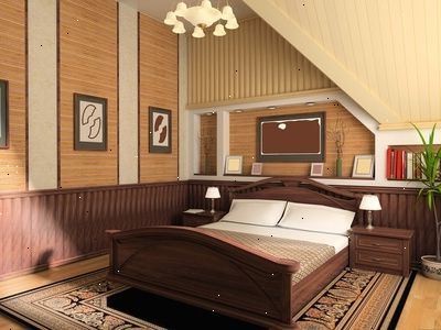 Hvordan du kan dekorere et loft soverom. Dekorer loftet soverom i henhold til sin størrelse.