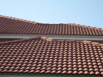 Hvordan du rengjør en flis taket